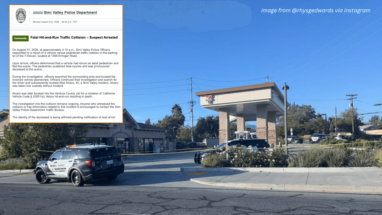 Simi Valley Driver Arrested Following Fatal 7-Eleven Parking Lot Hit-and-Run